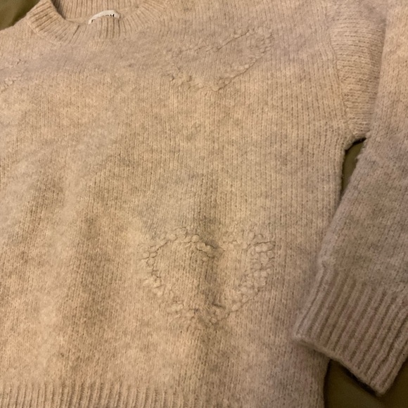 FRNCH PARIS women sweater hearts on it size medium - Picture 3 of 16
